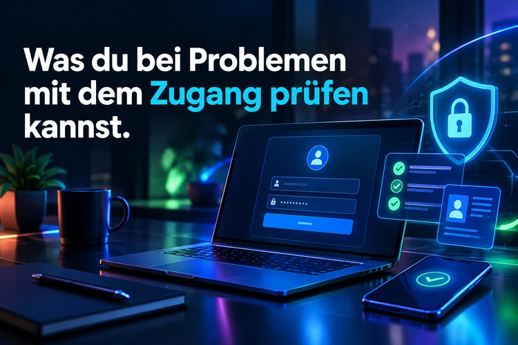 Was du bei Problemen mit dem Zugang prüfen kannst