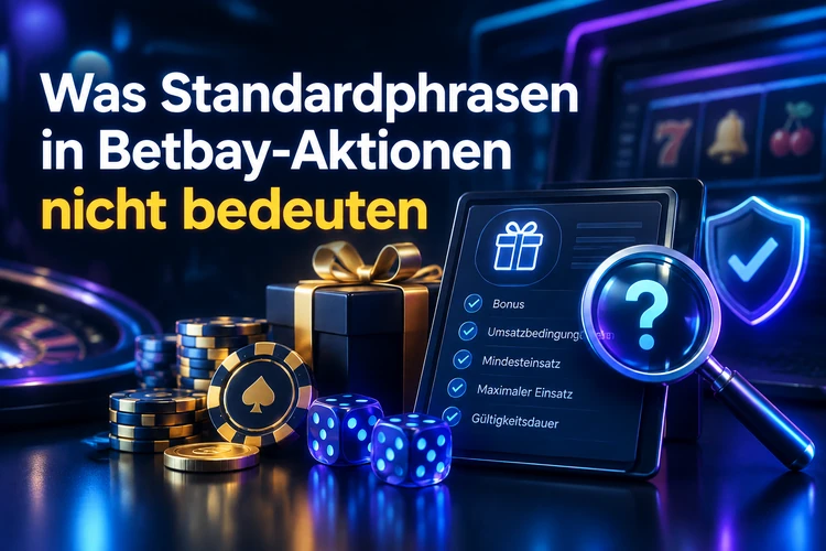 Was Standardphrasen in Betbay-Aktionen nicht bedeuten